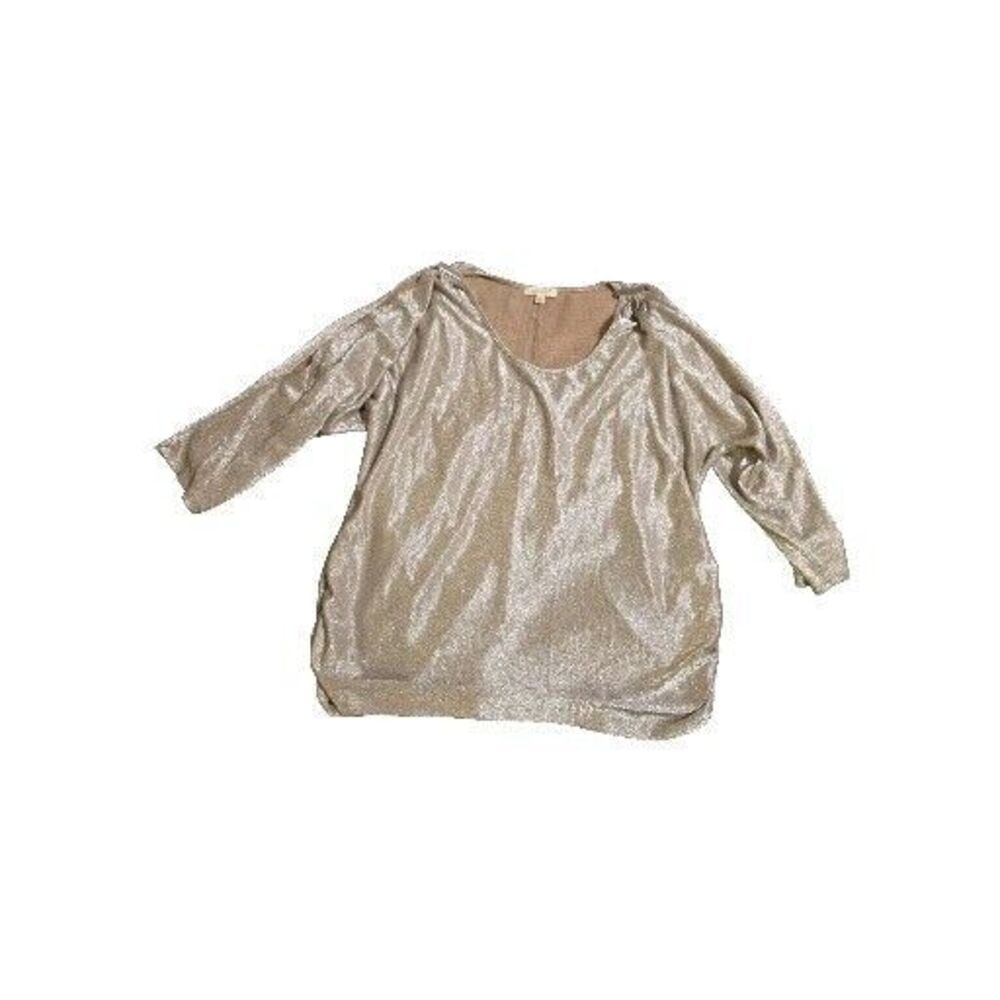 2x Paper Plane Shimmer Split Long Sleeve  Fancy  Holiday Party Anthropologie